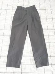 ◇ Θ green label relaxing UNITED ARROWS ナイロン混 2タック パンツ サイズ38 グレー系 レディース E  【1508270000809】