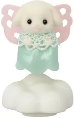 【中古】おもちゃ 7.フローラウサギの小さい赤ちゃんとゆらゆら雲・スティック 「シルバニアファミリー 赤ちゃんコレクション 赤ちゃんお花畑のおともだちシリーズ」