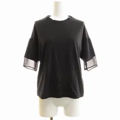 アキラナカ(AKIRANAKA) 半袖 ニット カットソー ブルー - メルカリ