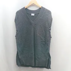 ◇ Θ green label relaxing ニット ベスト サイズ表記なし グレー レディース E  【1503050009843】
