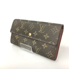 △△LOUIS VUITTON ルイヴィトン モノグラム ポシェットポルトモネクレディ 財布 ボタン破損 M61726 ブラウン