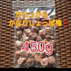 お買い得❗ からっから かなりしょっぱ梅450g