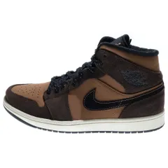 NIKE (ナイキ) AIR JORDAN 1 MID SE DARK CHOCOLATE エアジョーダン1 ダークチョコレート ミッドカットスニーカー ブラウン US10/28cm DC7294-200