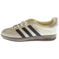 adidas (アディダス) EMMI別注 GAZELLE INDOOR エミ ガゼル インドア ローカットスニーカー ベージュ/パープル レディース US4.5/22.5cm IH8548