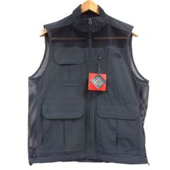 新品◆THE NORTH FACE ザ ノースフェイス トレッカーメッシュベスト 素材切替 静電ケア設計 アウトドア メンズ