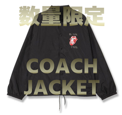 【数量限定】RS No,9 Harajuku【The Rolling Stones RS9 Mastermind Big Tongue Coach Jacket】Mサイズ Lサイズ　コーチジャケット