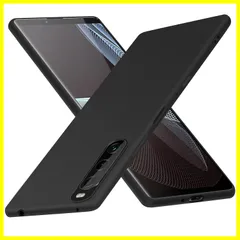 Xperia 10 III ケース シリコン SO-52B スマホケース Xperia10III lite SOG04 A102SO XQ-BT44 耐衝撃 ソフト 黒 軽量 薄型 ストラップホール付き エスクペリア カバー ブラック