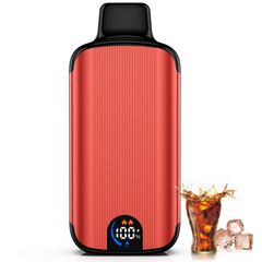 電子タバコ 使い捨て VAPE 18000回吸引 大容量 メンソール入り 爆煙 エアフロー調節可能 LED液晶ディスプレイ搭載 充電可能 キック感抜群 吸いごたえ シーシャ ニコチン0 タール0 禁煙 水蒸気タバコ V6型