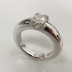CARTIER カルティエ Cセッティング リング　750　ダイヤモンド D0.50ct #50