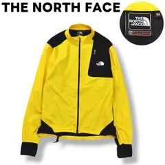 【ゴールドウィン製】 ノースフェイス THE NORTH FACE フライトシリーズ FLIGHT SERIES ハイブリッド ウィンドストッパー HYBRID WINDSTOPPER ソフトシェル ジャケット M イエローxブラック メンズ