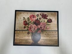 中古品　ウォールアートプリント　キンバリー　ポロソン作　パリローズ　プリント絵画