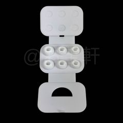 （Apple純正品質） AirPods Pro 用　イヤーチップ　シリコン 製　6個入り（S/ M/ Lサイズ各1ペア）第1世代/ 第2世代 対応　エアーポッズ プロ　交換用　イヤーピース　汚れ防止　完全フィット　滑り止め　メンズ　レディース