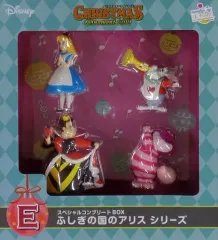 【中古】置物・装飾品 E.ふしぎの国のアリス シリーズ スペシャルコンプリートBOX 「ディズニー クリスマスオーナメントくじ 2019」 スペシャルコンプリートBOX賞