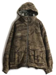 00s コロンビア 迷彩 ウール ハンティング ジャケット M フード カモフラ