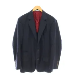 ブルネロクチネリ BRUNELLO CUCINELLI テーラードジャケット ブレザー アウター シングル 背抜き カシミヤ 50 紺 ネイビー /BBのサムネイル