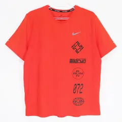 NIKE ナイキ DRI-FIT マイラー ウィンドランナー GX S/S トップ CU6039 891 ショートスリーブ Tシャツ オレンジ カットソー 半袖 ランニング ジム スポーツ