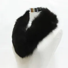 SAGA FOX サガ フォックス ファー ショール リアルファー ダークブラウン レディース 毛皮 マフラー