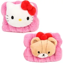 ハローキティ リストバンド 2個セット マイクロファイバー サンリオバスタイム sanrio キャラクター