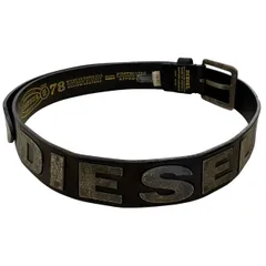 ディーゼル DIESEL B-BOLD X03733 COW LEATHER カウレザー ベルト ヴィンテージ加工 ♯1073012432