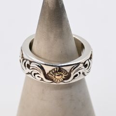 研磨済】ARIZONA FREEDOM K18 シルバー925 リング 9.5号 silver 925