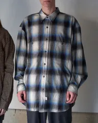 Marvine Pontiak Shirt Makers マービンポンティアックシャツメーカーズ Military SH Blue CH シャツのサムネイル