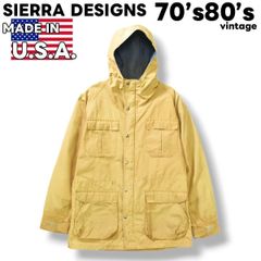 80sヴィンテージ USA製 シエラデザイン SIERRA DESIGNS ロクヨンクロス マウンテンパーカー L ベージュ メンズ