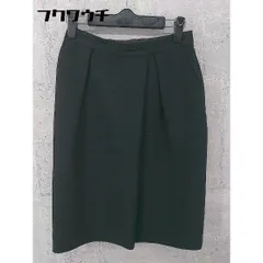 ◇ INDIVI インディヴィ 膝丈 タイト スカート サイズ38 ブラック レディース 【中古】 【1002801616663】