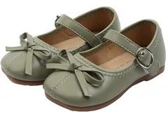 [ジョセファ ロレーヌ] ドレス シューズ フォーマル リボン パンプス ガールズ 女の子 シューズ 女子 ガール ガールズ 子供靴 靴 キッズ 子ども フォーマル コドモ 子供用 ジュニア こども用 女児 kids 子供 発 [グリーン] [18.0 cm]