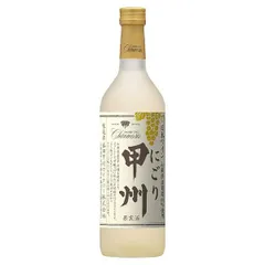 盛田甲州ワイナリー シャンモリワイン 「シャンモリ 山梨県産にごり甲州」720ml 白ワイン やや甘口 国産 山梨県産 ワイン 酒 飲料