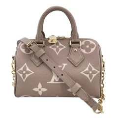 【中古】LOUIS VUITTON ルイ・ヴィトン スピーディバンドリエール 20 M46575 モノグラム･アンプラント ベージュ レディース ショルダーバッグ 25004977 RD