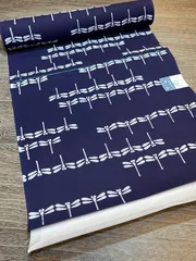 竺仙 浴衣 反物【とんぼ】本染め　注染　新品　綿 大人の浴衣