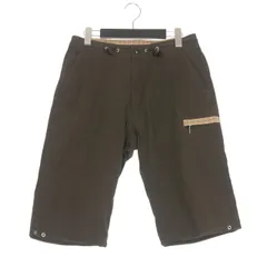 バーバリーブラックレーベル BURBERRY BLACK LABEL ノバチェック切替 ハーフパンツ ショートパンツ 76 ブラウン 茶 BMS63-821-58