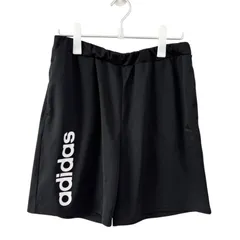 DD105 adidas アディダス　ハーフパンツ　ジャージ　ブラック　黒　メンズ　レディース　サイズOT