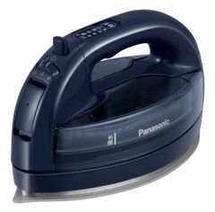 パナソニック(Panasonic) 【2023最新型 コードレス】パナソニック コードレススチーム Wヘッドアイロン セラミックコート 除菌 ダークブルー カルル NI-WL508-A [ダークブルー] [旧モデル]