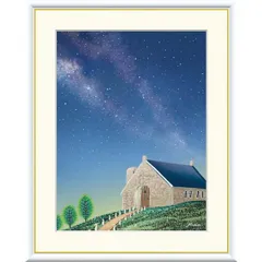 エツコまま　アクリル画　原画　「星降る夜のクリスマス04」額縁付F0サイズ ufotable on X: 