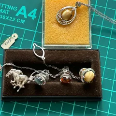 カフスボタンやネックレス　5点　まとめセット：silver刻印　SV刻印　馬