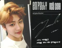 【中古】コレクションカード(男性) NCT/ジェミン(Jaemin)/裏面黒・印刷サイン入り/CD「NCT 2018 Empathy (REALITY Ver.)」封入特典フォトカード