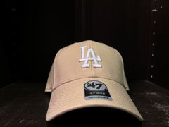 ’47 ドジャース キャップ ’47 エムブイピー カーキ x ホワイトロゴ DODGERS ’47 MVP KHAKI X WHITE LOGO ¥4620+送料¥660