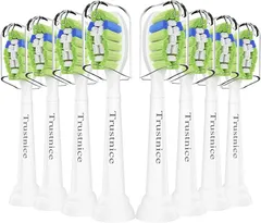 Trustnice 互換品 互換ブラシ フィリップス ソニッケアー 電動歯ブラシ 替え8本(ホワイト,  レギュラー)