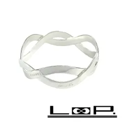 ■美品■　シャネル ココ ロゴ ブレスレット バングル アクセサリー メンズ シルバー SV 箱 【187629】□のサムネイル