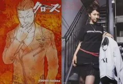 【中古】ポスター B3両面ビッグポスター(八つ折) 武田好誠/安田美沙子 「クローズ」 イラストBOOK刊行記念第10弾 月刊少年チャンピオン 2008年4月号付録