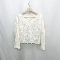 ◇ ⊂ RETRO GIRL レトロガール 2way 長袖 カーディガン サイズF アイボリー系 レディース E  【1502030032031】