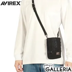 アヴィレックス ショルダーバッグ メンズ レディース 斜めがけバッグ ブランド AVIREX バッグ 斜めがけ 小さめ 軽量 縦型 EAGLE AVX341L クロ