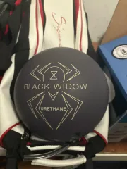 中古品★Black Widow  ウレタンピンクパール　15ポンド ボーリング black widow（ブラックウィドウ） ピンク パール