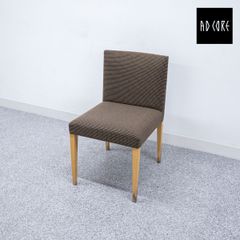 【中古品】AD CORE エーディーコア MD-201 エーモード ダイニング アームレス チェア ファブリック ブラウン 定価8万【6】