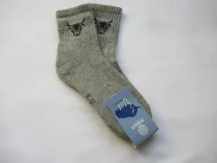 モンゴル暖かいウール靴下(サイズ21-23)