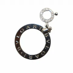 ブルガリ BVLGARI ネックレス トップ ペンダント チャーム SV925 シルバー ロゴ サークル /KW ■GY18のサムネイル