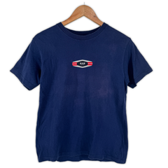 レア 90s y2k USA製 白タグ NIKE 半袖Tシャツ S ネイビー 90年代 ナイキ レディース 古着 カットソー