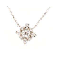 ヨンドシー ダイヤモンド ネックレス 0.164ct 4℃ 2018 Pt850(プラチナ) 質屋出品