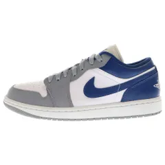 NIKE (ナイキ) Women's Air Jordan 1 Low ウィメンズ エア ジョーダン 1 ロー グレー/ブルー US8/26cm DC0774-042